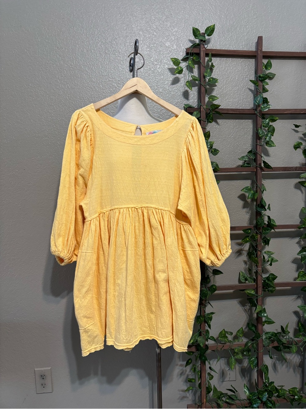 ▪️Free People Babydoll Mini Dress